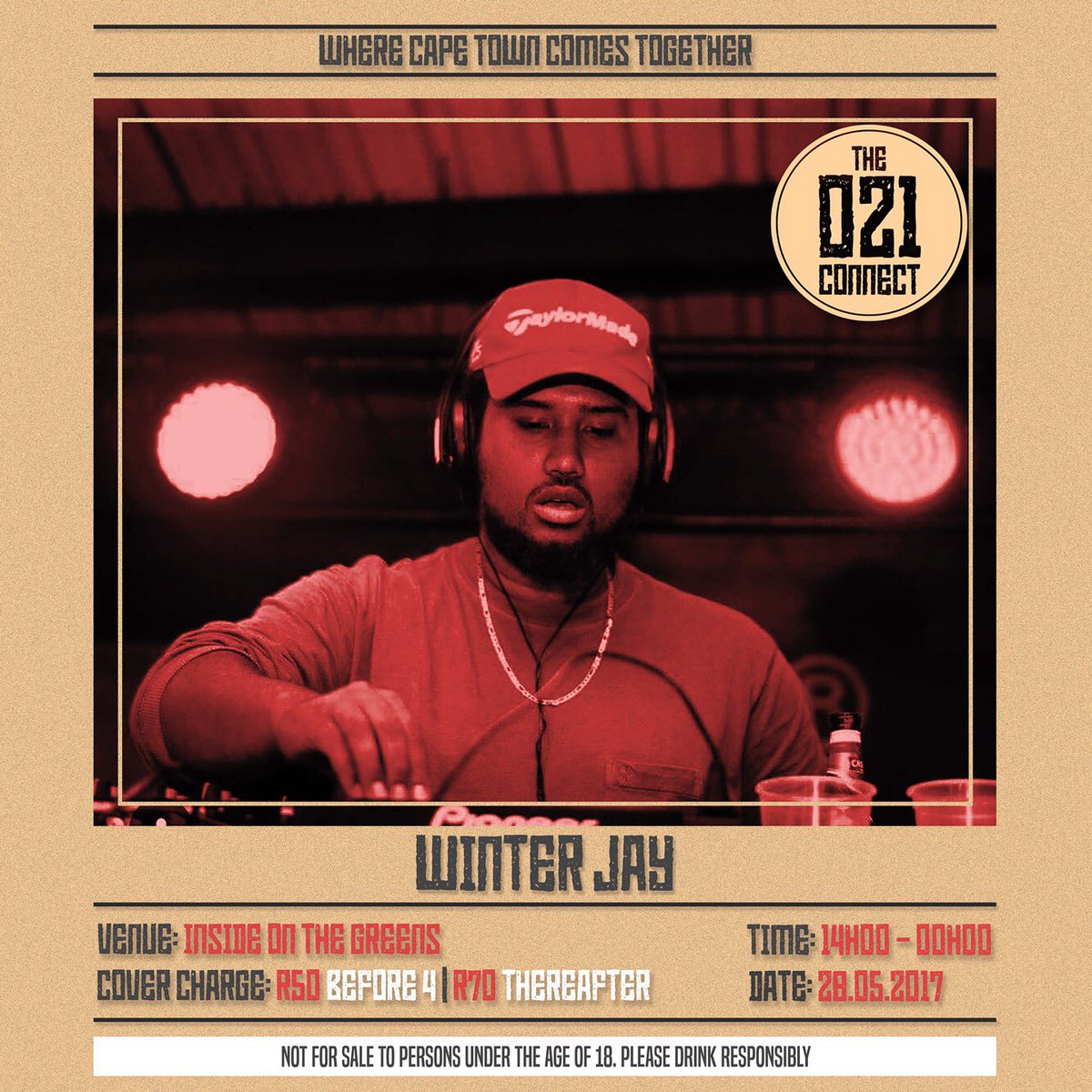 the021connect's tweet photo. THE 021 CONNECT | THIS SUN28 MAY | INSIDE ON THE GREENS

 YA'LL READY, @WinterJayZA LIVE🚨

WHERE CAPE TOWN COMES TOGETHER https://t.co/Y8rKGxCKB6