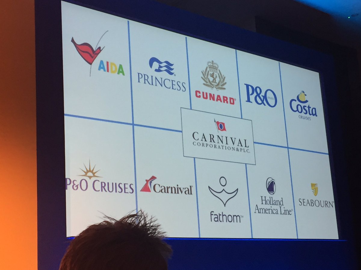 One out of every two cruise passengers around the world is travelling on a Carnival Corp ship! #cliaconf2017 #together #sisterbrandlove