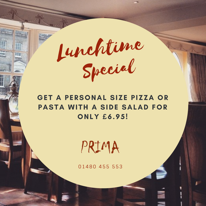 PrimaBar's tweet photo. Don't miss out on our fantastic lunchtime special offer this week at #Prima! https://t.co/YQ1MP3SJlo
