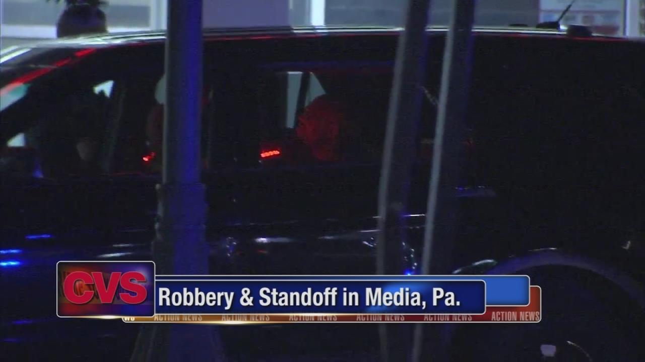 Suspect arrested after standoff inside CVS store in Delaware County, Pa