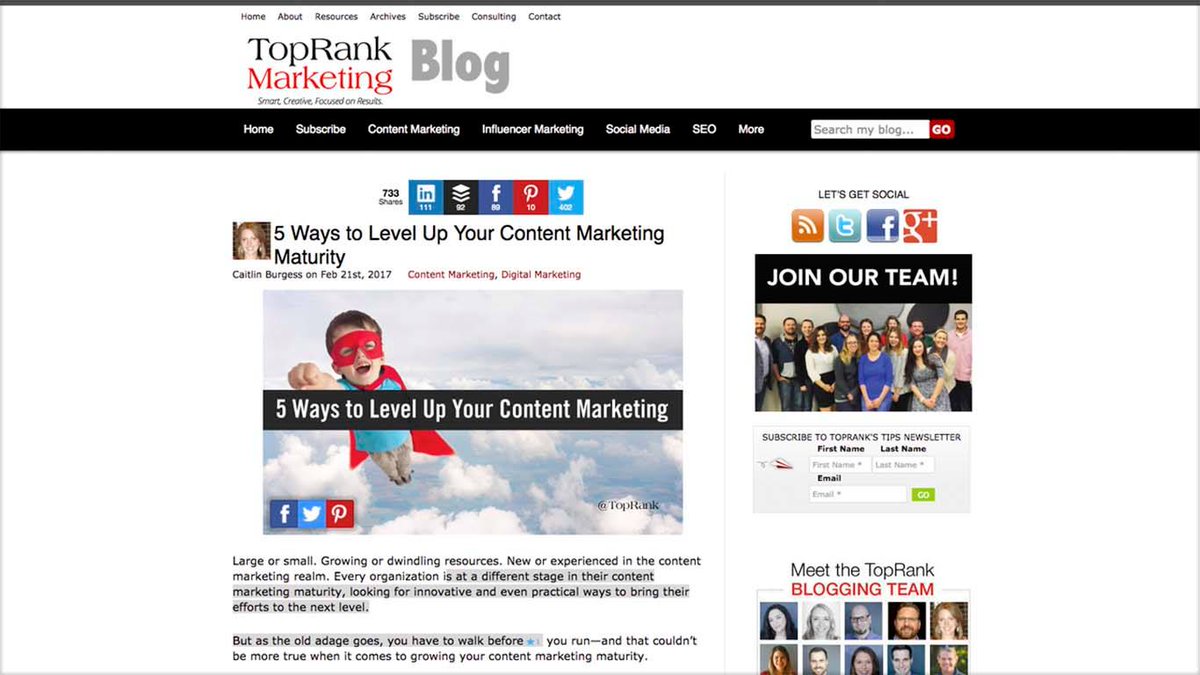 mindseo's tweet photo. Here are some innovative ways to bring your content marketing to the next level. https://t.co/6FjLL66Bim #contentmarketing #contentmaturity https://t.co/8RRzj5qOhr
