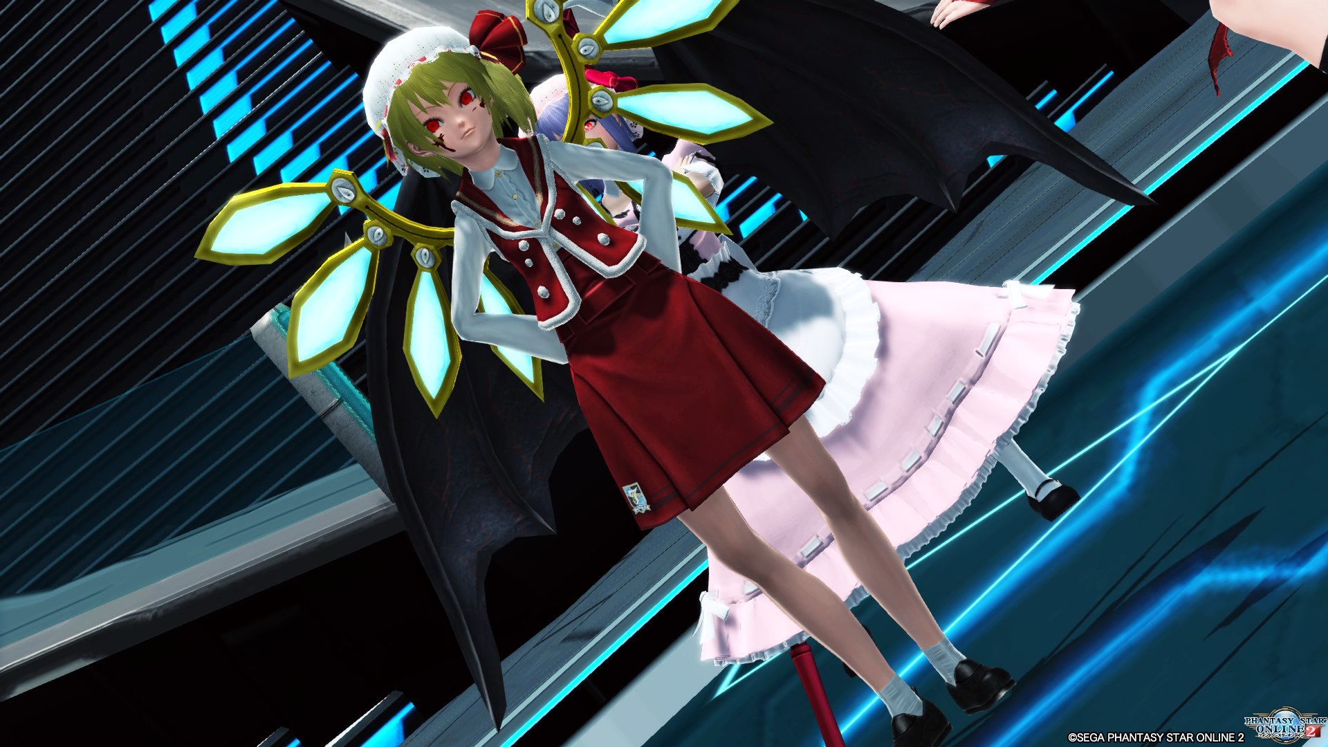 瀬笈の穆王 とりあえず現状こんな感じメインで動く服装に迷うな Pso2 東方 フランドール スカーレット T Co Lhydbi1t5k Twitter