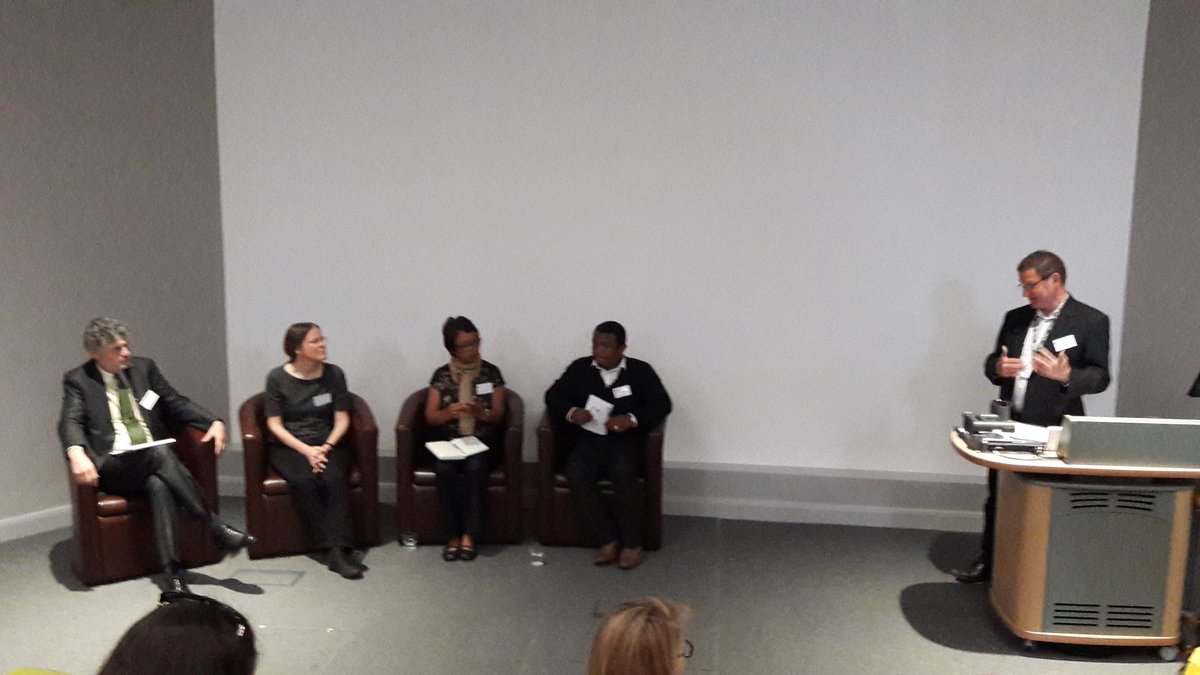 CClubbe's tweet photo. Our first panel discussion with our 4 Madagascar speakers up on the comfy chairs @KewScience #SOTWP https://t.co/omk2XGOlGh
