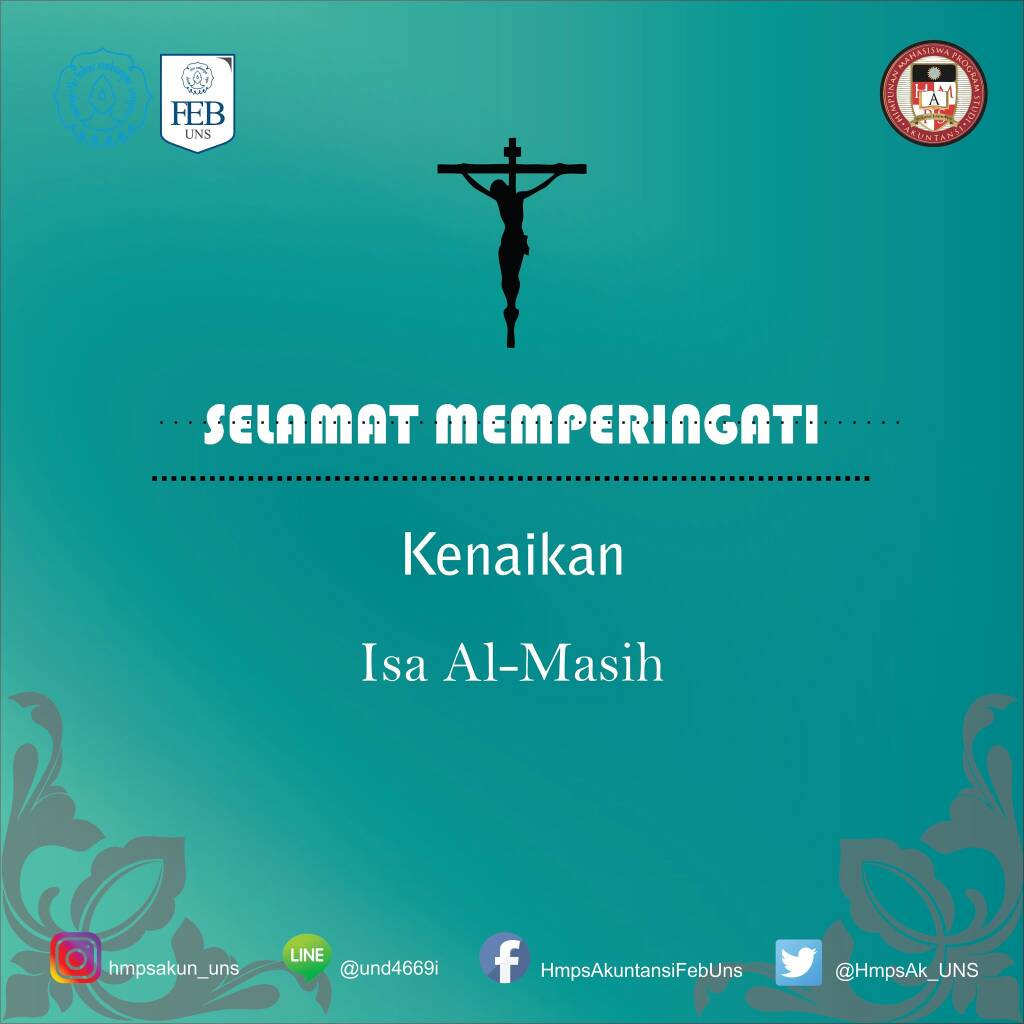 Selamat Hari Raya Kenaikan Tuhan Yesus👼👼Semoga dengan kebangkitan-Nya kita dapat meneladan semangat untuk bangkit dari keterpurukan 👼👼