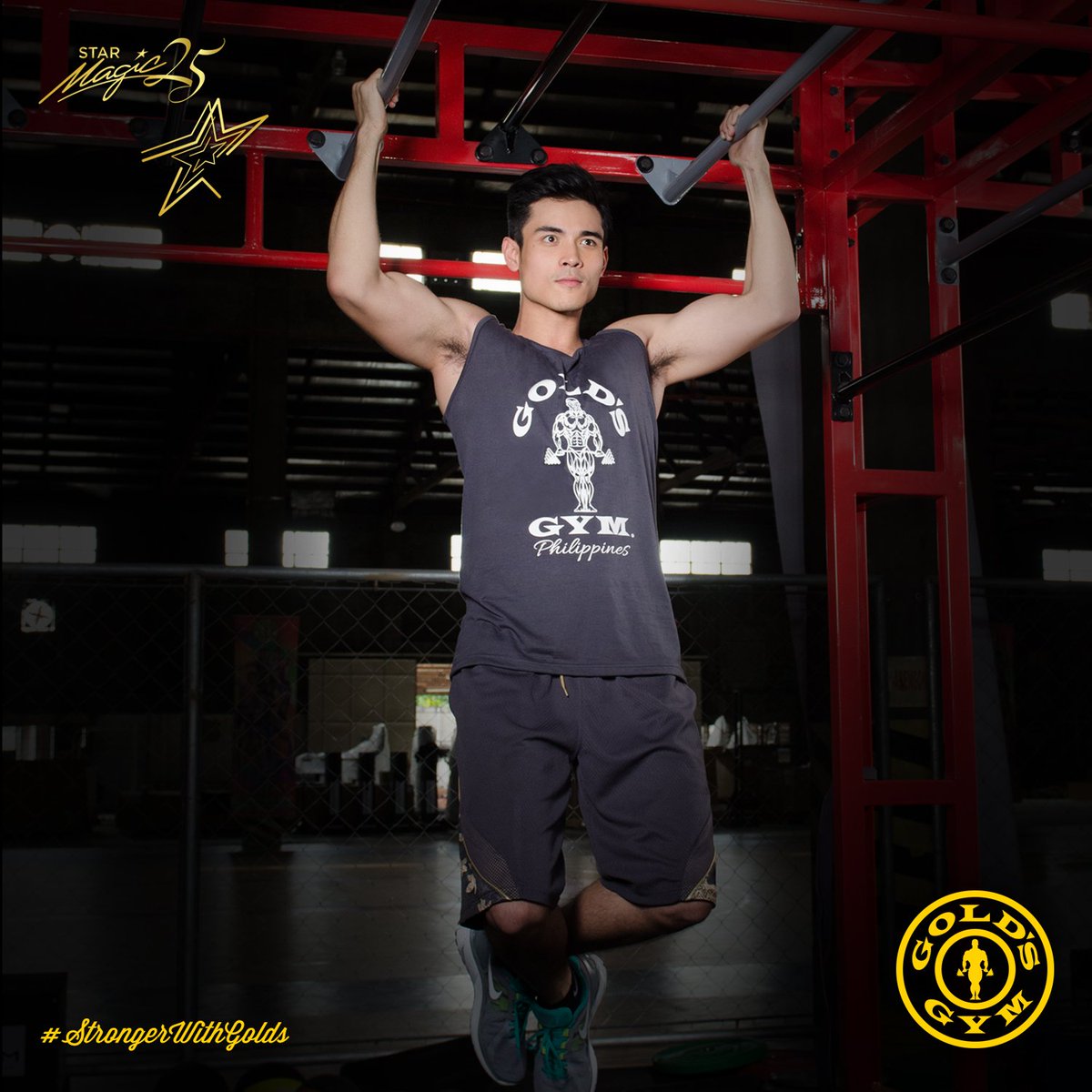 GoldsGymPH's tweet photo. @XianLimm , back in 2014 during the annual catalogue photo shoot. #ThrowbackThursday https://t.co/CTQpYJwt0I