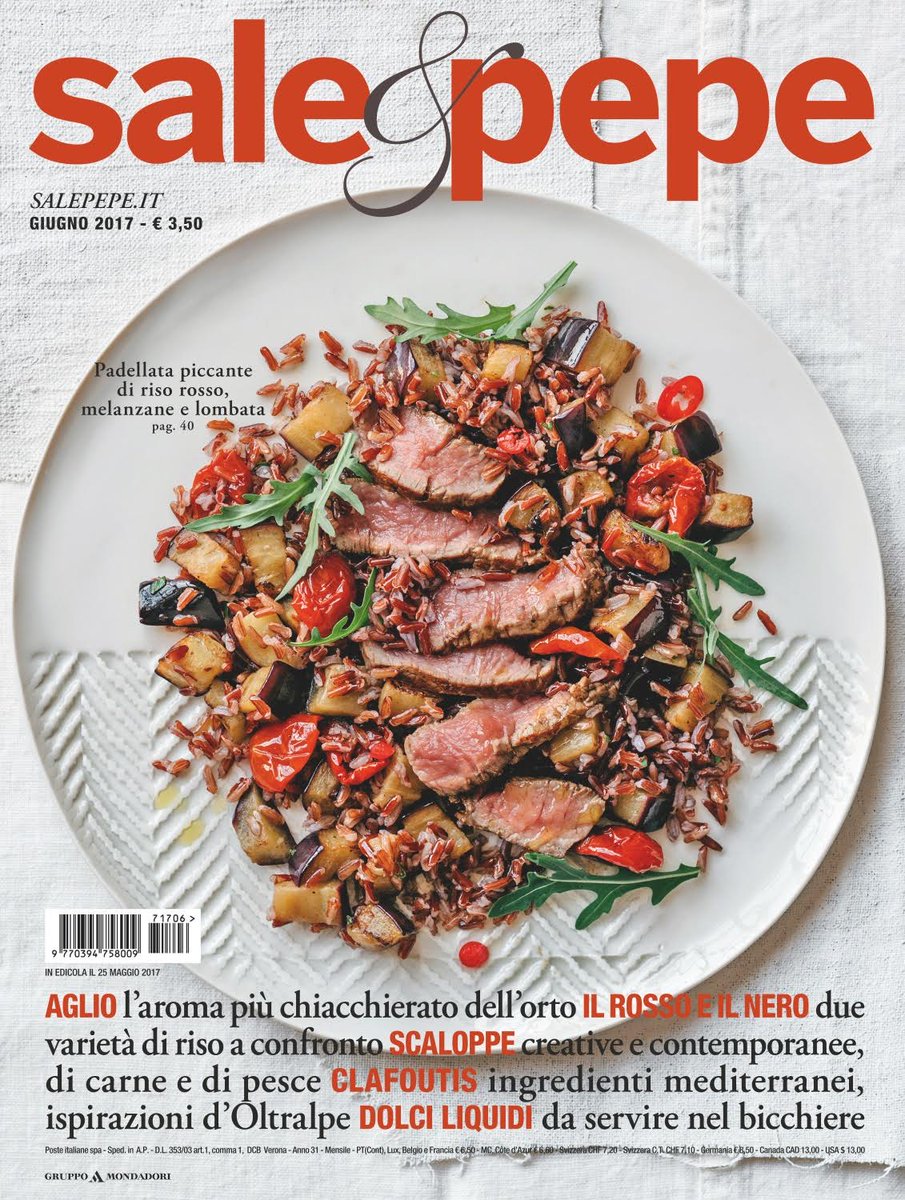 salepepe_it's tweet photo. E' in edicola Sale&amp;Pepe di giugno!! In questo numero ci prepariamo all'estate!! https://t.co/cBklJ6FuJv