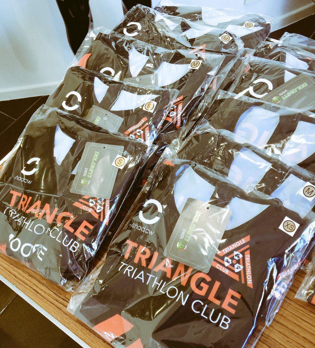 Lots of great new kit for dispatch today <a href="/TriangleTriClub/">Triangle Tri Club</a> 🏊🏽‍♀️🚴🏼🏃