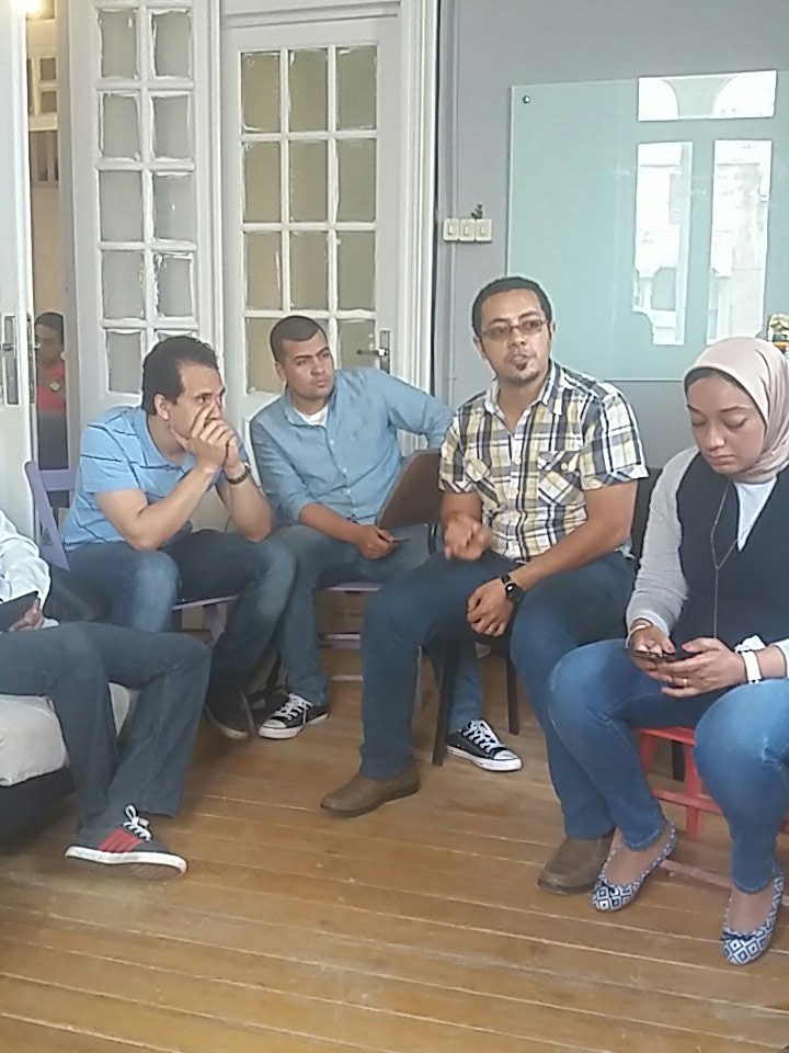 PeaceHackMENA's tweet photo. @AhBastawy talking about #System and the #Ecosystem during the #HackForPeace talk #PeaceHackMENA @icealexHub @globalshaperALX @SwedAlexOrg https://t.co/7v0MN3xi6O
