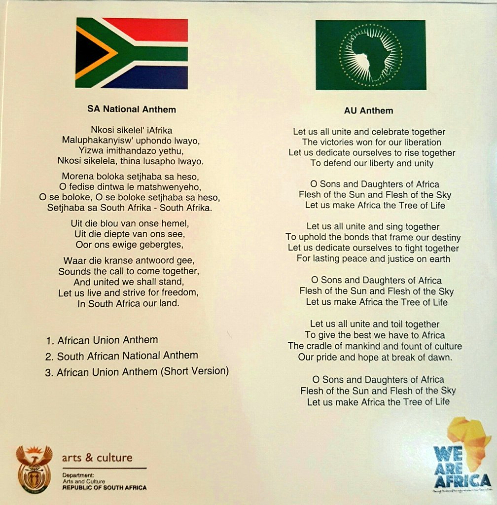 south africa anthem