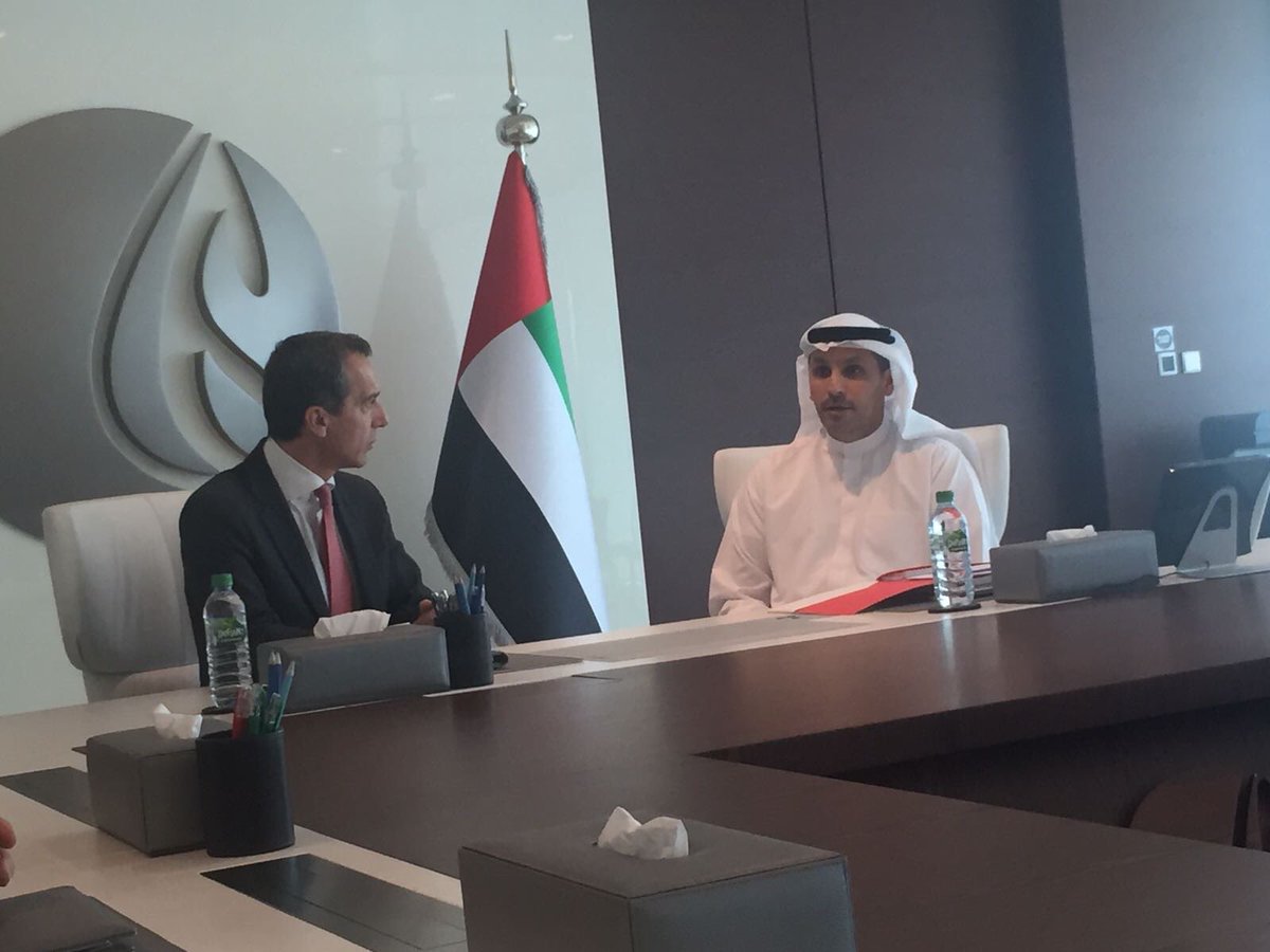 wko_aw's tweet photo. Bundeskanzler @KernChri zu Gesprächen bei der #IPIC in Abu Dhabi, Miteigentümerin der #OMV und von #Borealis #AustriaInUAE https://t.co/OWNonMt36F