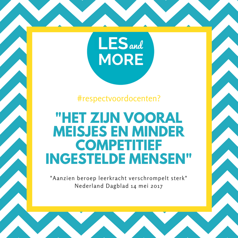 lesandmore.nl/verdienen-doce…
#onderwijs #respect #imago