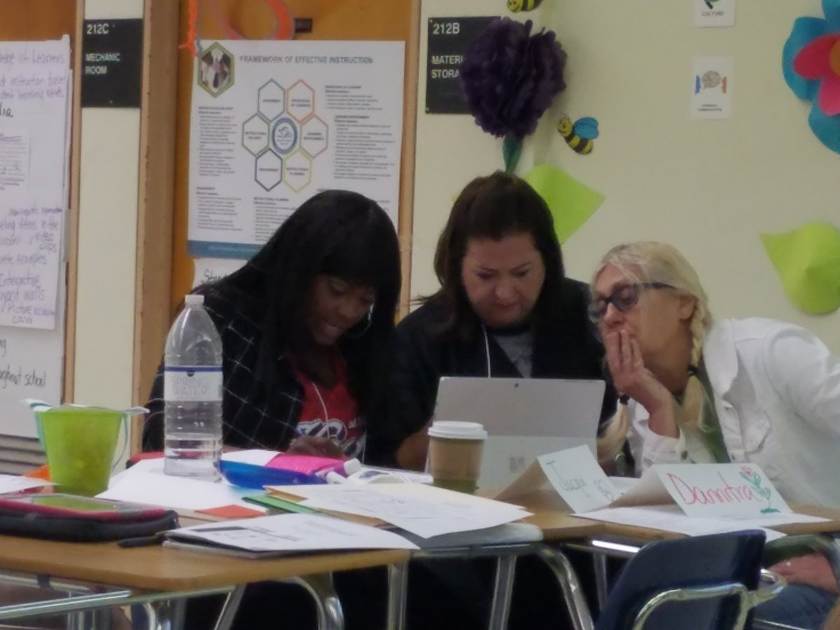 TeresaMMajor's tweet photo. Teamwork is important to the Coaches in Room 212! 
#TeamLaVonia 
#seasonofleadership https://t.co/XLE7kn0BWi