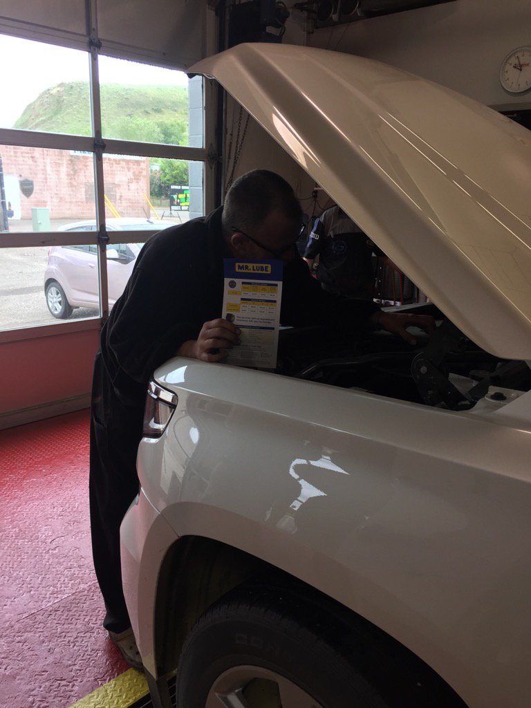 kenandbl's tweet photo. All oiled up &amp; ready to go. Thanks Mr Lube for your amazing service &amp; commitment to the Food Bank. #BasicsForBabies https://t.co/OOCND0YyFT