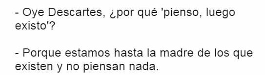 Atte: Descartes, muggle y yo.