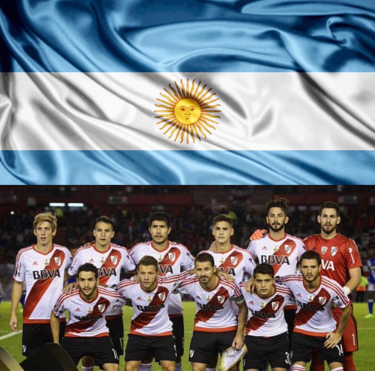 ivanRossii's tweet photo. Feliz día de la patria y felices 116 años River Plate https://t.co/Zieso4rNEn