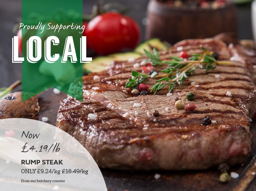 Try our mouth-watering rump steak only £4.19 per lb. 
This #BestBeefEver is supplied by <a href="/LindenFoods/">LindenFoods</a>

SuperValu #ProudlySupportingLocal.