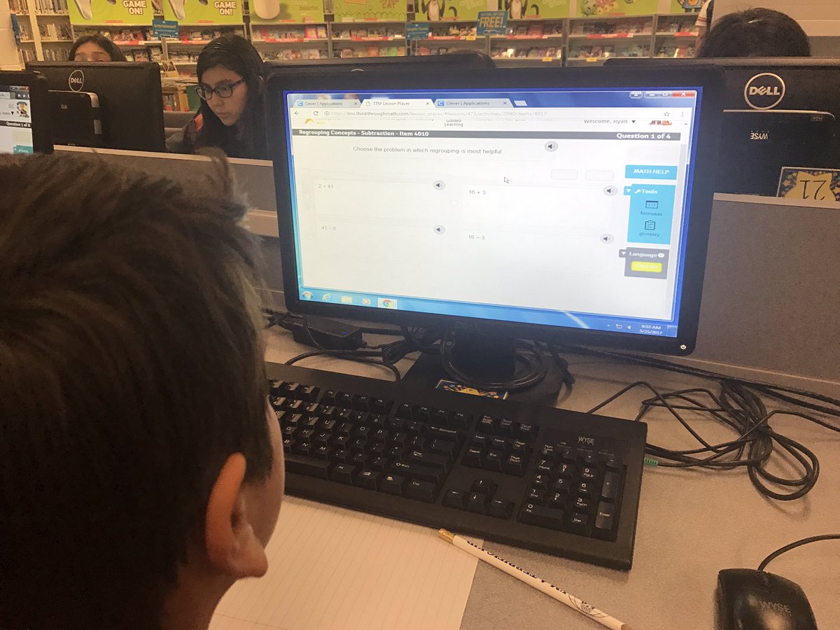 Ms Vasquez's scholars spending some quality time on <a href="/ThinkThruMath/">Think Through Math</a> #TeamSISD #PatriotPride