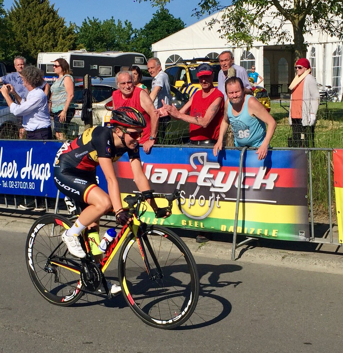 2nd place for <a href="/KaatHannes/">KaatHannes</a> in Malderen 🇧🇪. Congrats <a href="/JolienDhoore/">Jolien D'hoore</a> . More asap