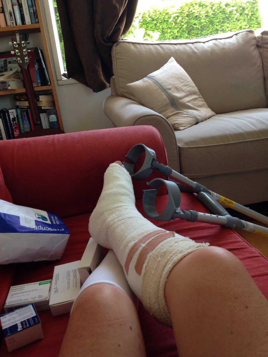 Suzie_Richards's tweet photo. "Feet up, brew on" that's the instructions from @LBTClub . Haglunds operation done, hoping my achilles will now be pain free. #Jigsawtime https://t.co/vfqRWBPYsy