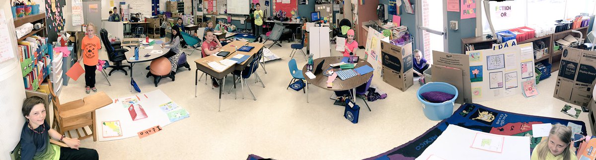 MrsWickre's tweet photo. State Fair Workshop Day! Final preparations for our big event tomorrow! πΊπΈ #STEManitiesSST #SunsetRPS #HumanitiesClass https://t.co/kjUeGy3jFu