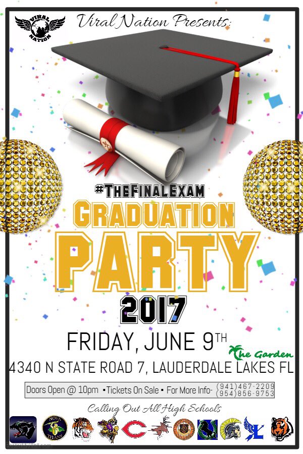 hotrod1hunnid's tweet photo. ‼️Graduation After Party‼️
Calling Out All High Schools
#TheFinalExam #TheFinalExam https://t.co/Mc0eo9yQlO