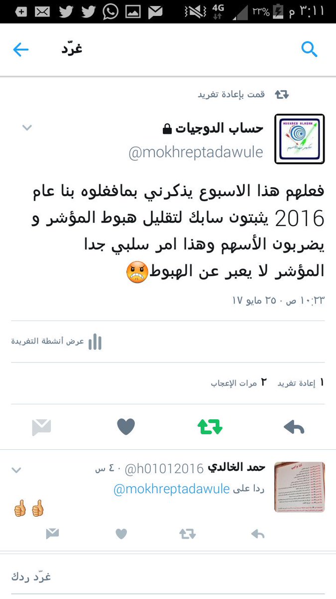 فعلهم هذا الاسبوع يذكرني بمافعلوه بنا عام 2016 يثبتون سابك لتقليل هبوط المؤشر و يضربون الأسهم وهذا امر سلبي جدا 
المؤشر لا يعبر عن الهبوط😠