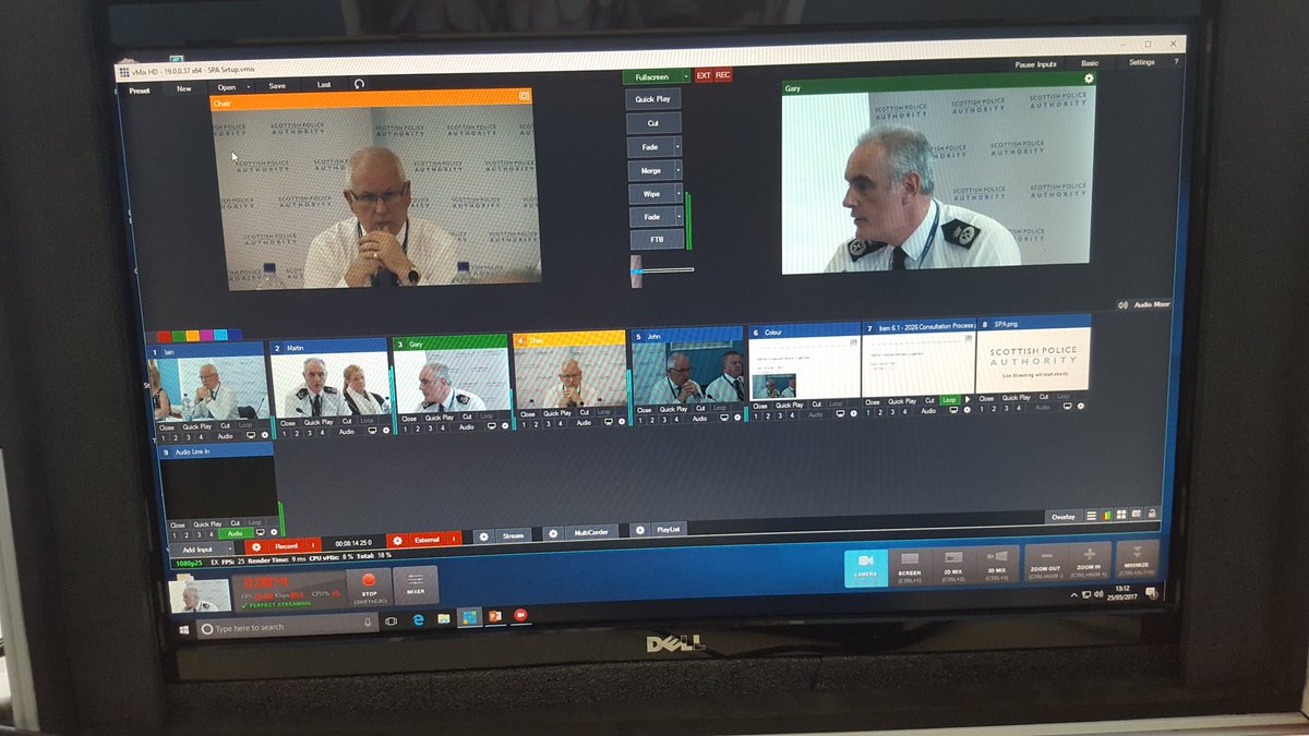 PreciseEventsuk's tweet image. Precise are out today to Livestream for the Scottish Police Authority. A team test of as the room is hotter than the Sahara desert.