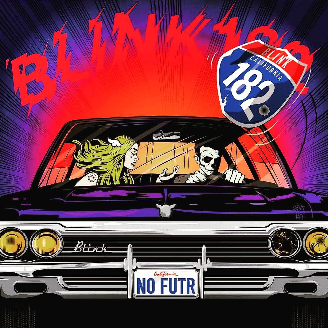 HouseofGraffiti's tweet photo. SWEET #Blink182 album artwork by #Dface. #California #NoFutr #Graffiti #StreetArt https://t.co/en79sJqKX9