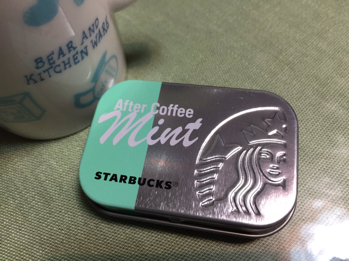 サキ スタバのミントタブレット アフターコーヒーミント 買ってきてもらった これ 美味しくて止まらない