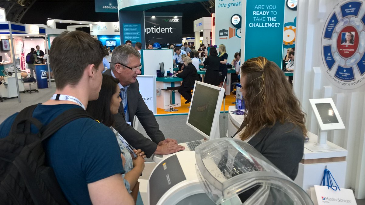 HSD_DiPhil's tweet photo. Come and see @HenryScheinUK on Stand B05 at @TheBDA Conference. The latest digital technology at your finger tips. #BDA2017 https://t.co/bNs30PpGVw
