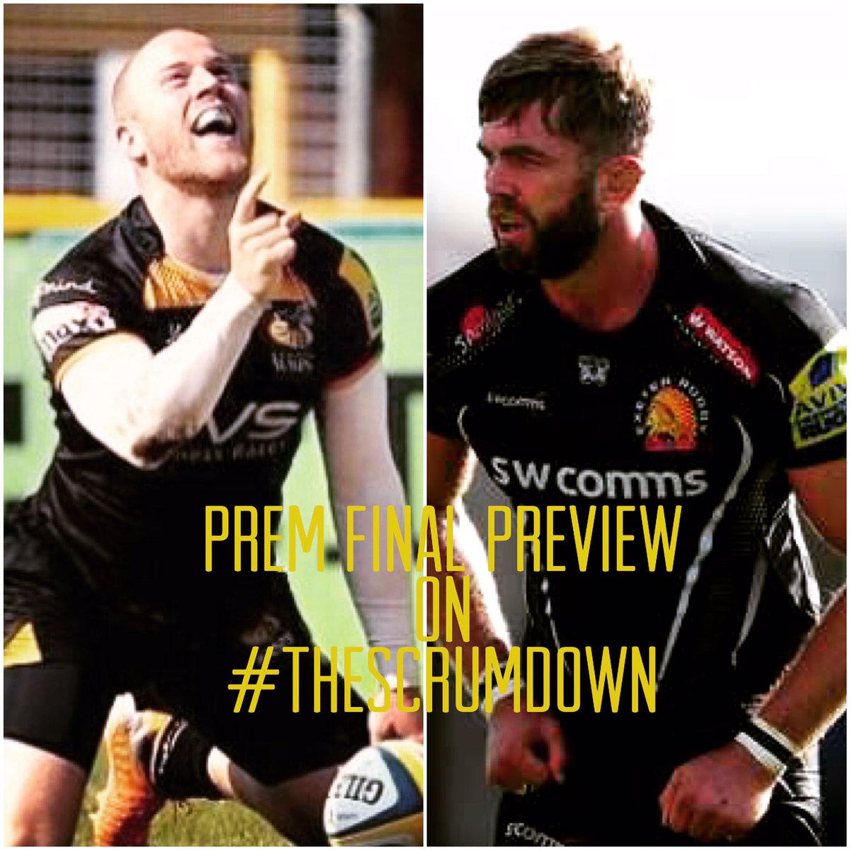AlexCorbs's tweet photo. Ep 29 of @NBCSports @premrugby #TheScrumDown is out! Prem Final week...We catch up with @joesimpson9 &amp; @geoffparling https://t.co/Cve00Lqgw4 https://t.co/DlSTra7awu
