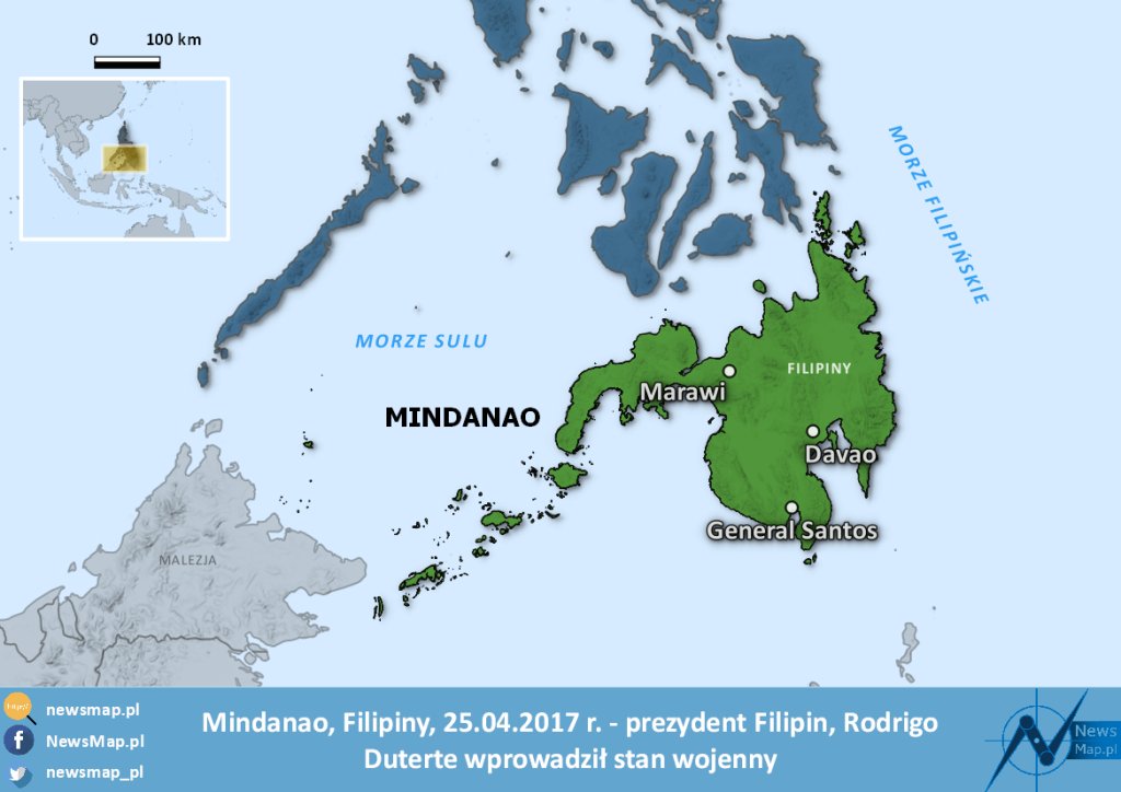 newsmap_pl's tweet image. Wprowadzono stan wojenny na filipińskiej wyspie Mindanao 
#stan #wojenny #Filipiny #prezydent #ISIS newsmap.pl/news/prezydent…