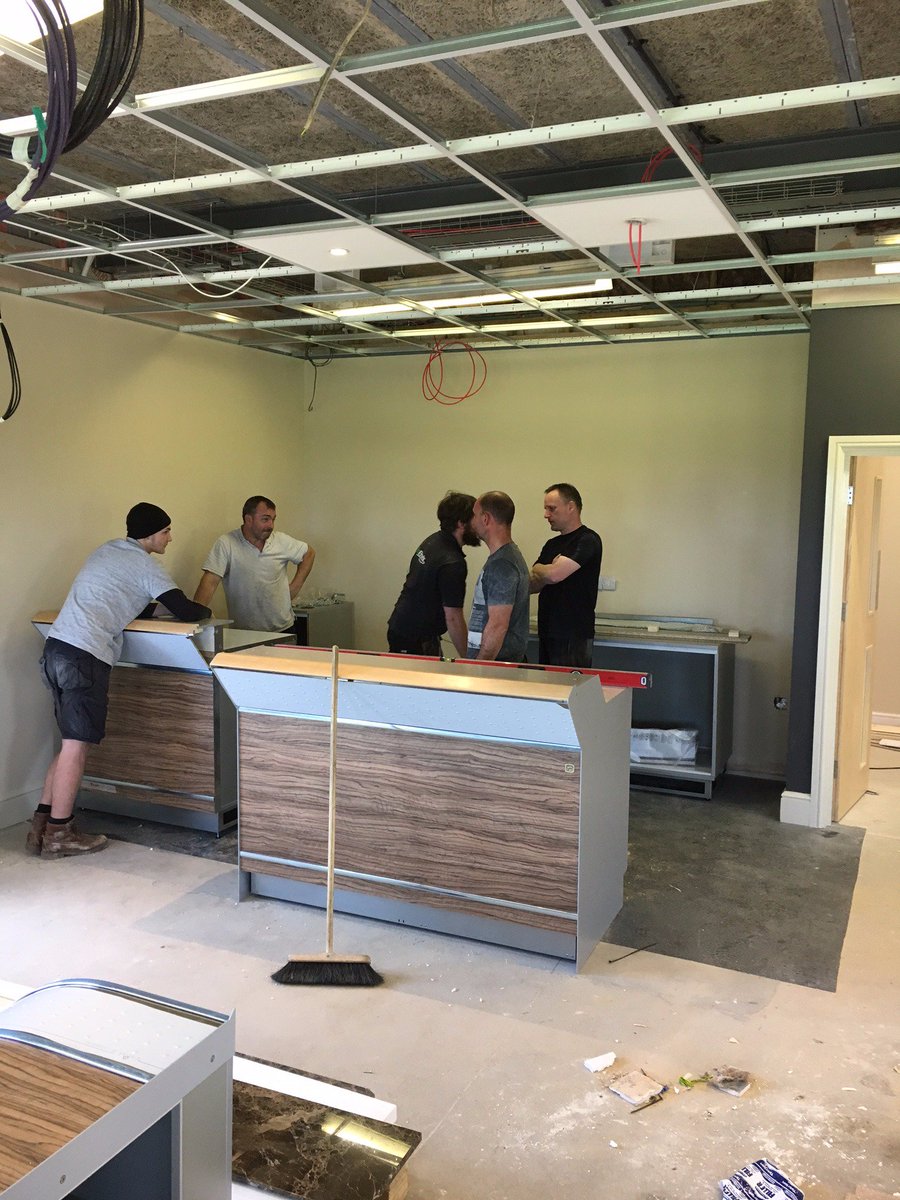 The new bar went in yesterday, not long now until the renovation is complete!! Monday 5th June deadline #bigthings #almostdone #looksgreat