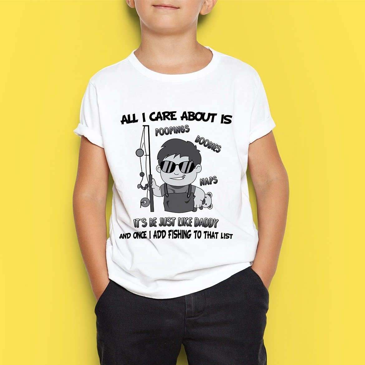 DesignsIcode's tweet image. Leave a comment if you want it for your child.
It's be just like daddy!
#fishing #family #fashion #daddy #relax #tshirtprinting #tshirt
