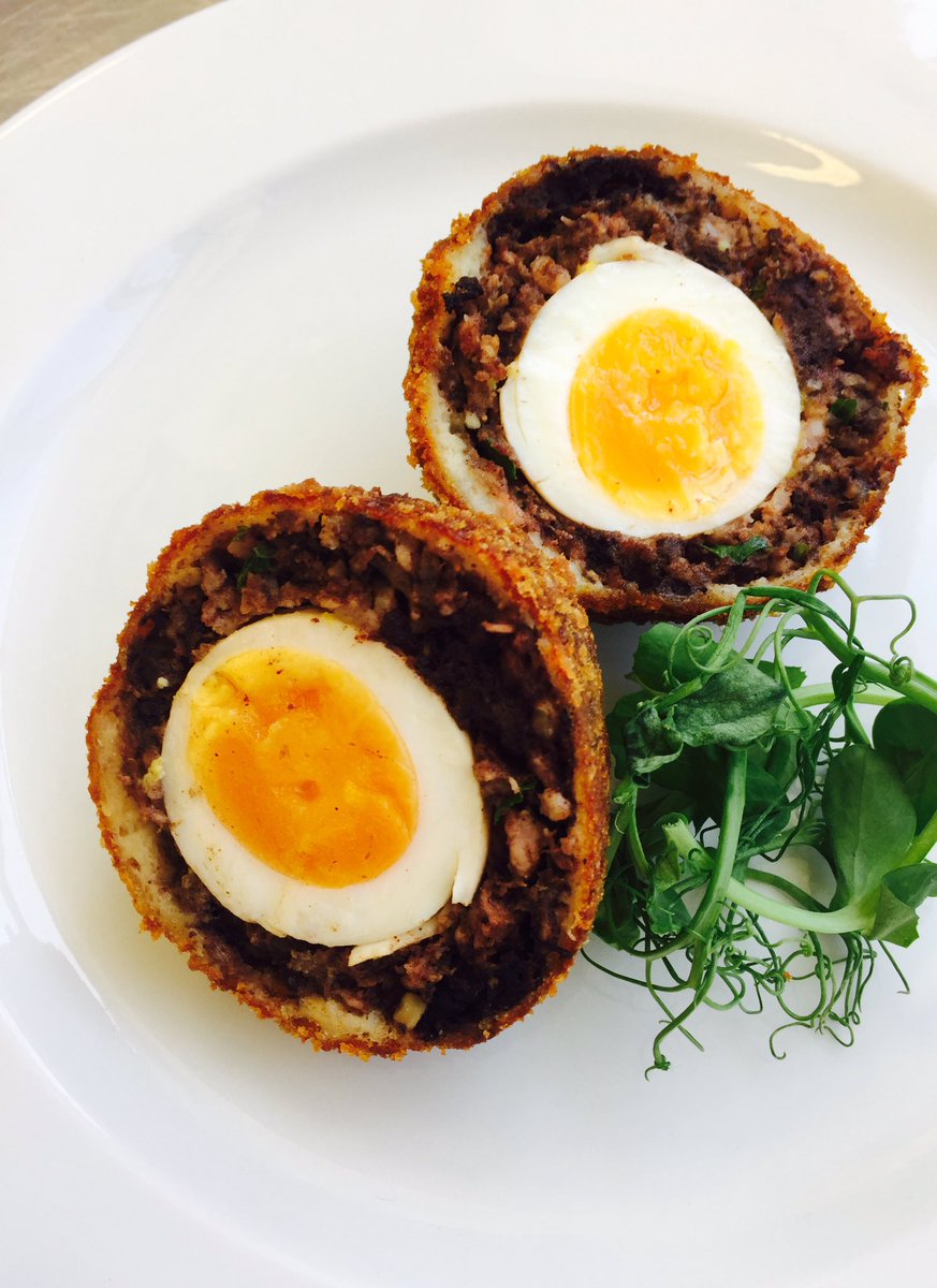 Our first test of the black pudding scotch egg for <a href="/NLandDay/">northumberland-day</a> <a href="/AshingtonTown/">Ashington Town Team</a> <a href="/NorthlandColl/">Northumberland College</a> <a href="/NlandEats/">Northumberland EATS</a>