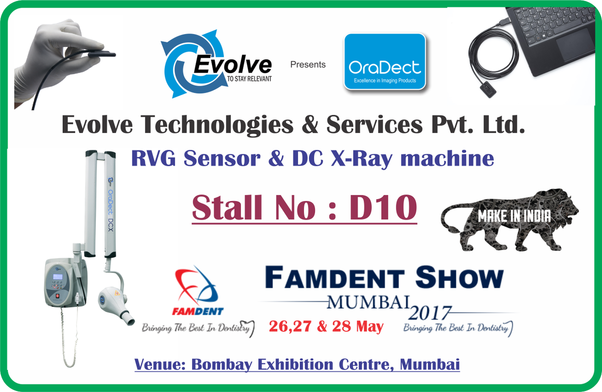 OraDect's tweet image. We are please to invite you all for Famdent 2017 at stall No.: D10 Mumbai.
Contact us: +91 95950 85085 /success@oradect.com
#famdent