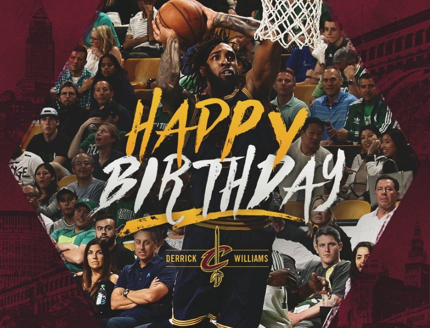 Happy Birthday / Power forward Derrick Williams Game 5 with the tonight! 