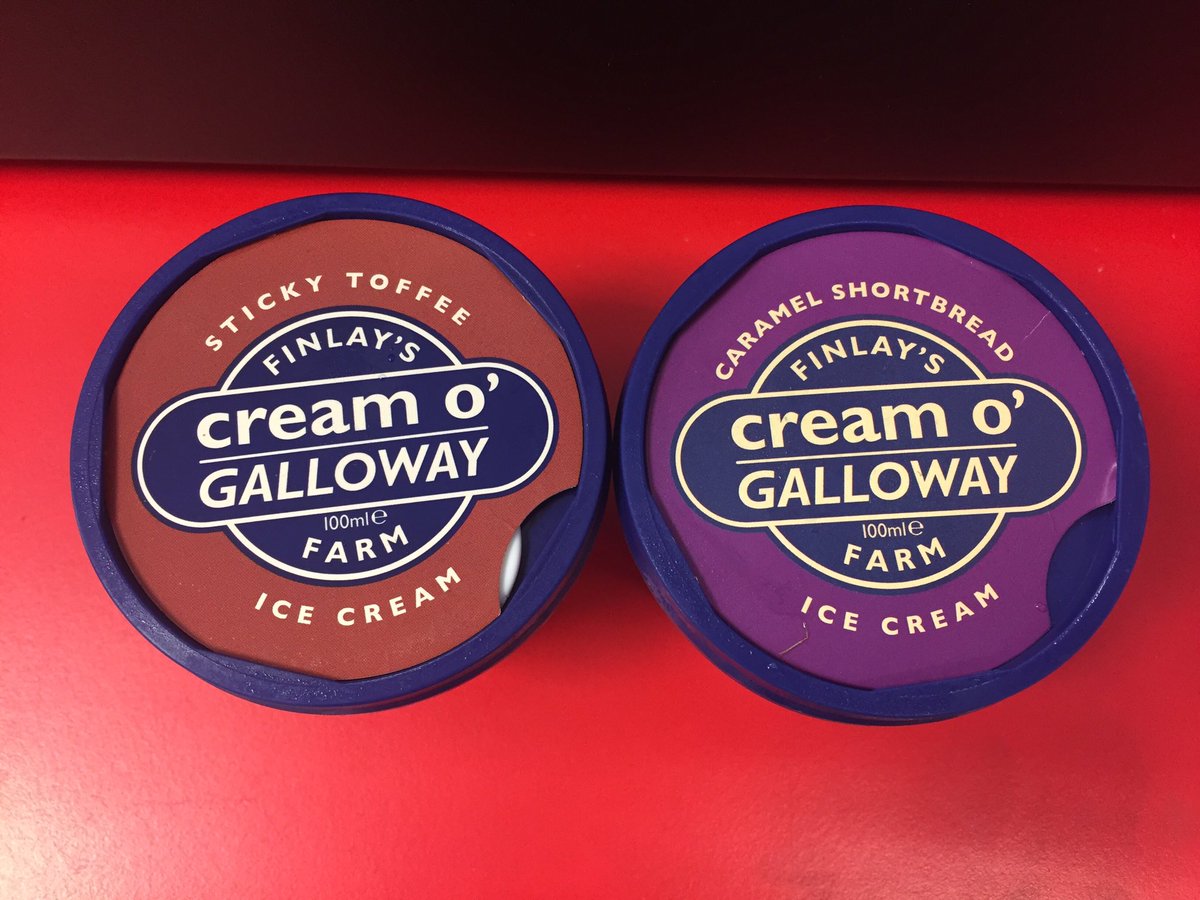 The sun is shining and we've had yet another delivery from @creamogalloway And due to your requests we've added another two flavours 🍦