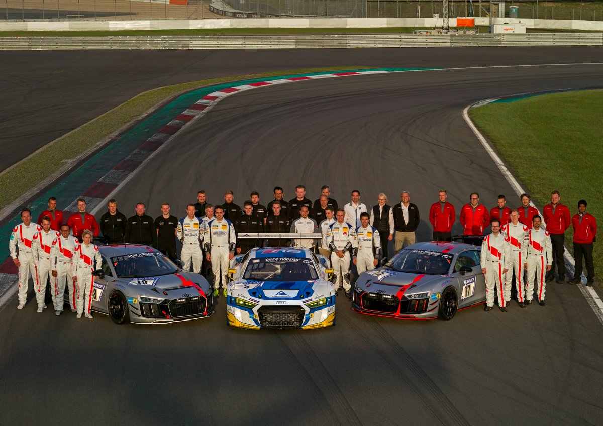 audispain's tweet photo. Los equipos #Audi, preparados para una de las carreras más difíciles del mundo: las 24 horas de Nürburgring #nurburgring24 https://t.co/IPa8cVrUaU