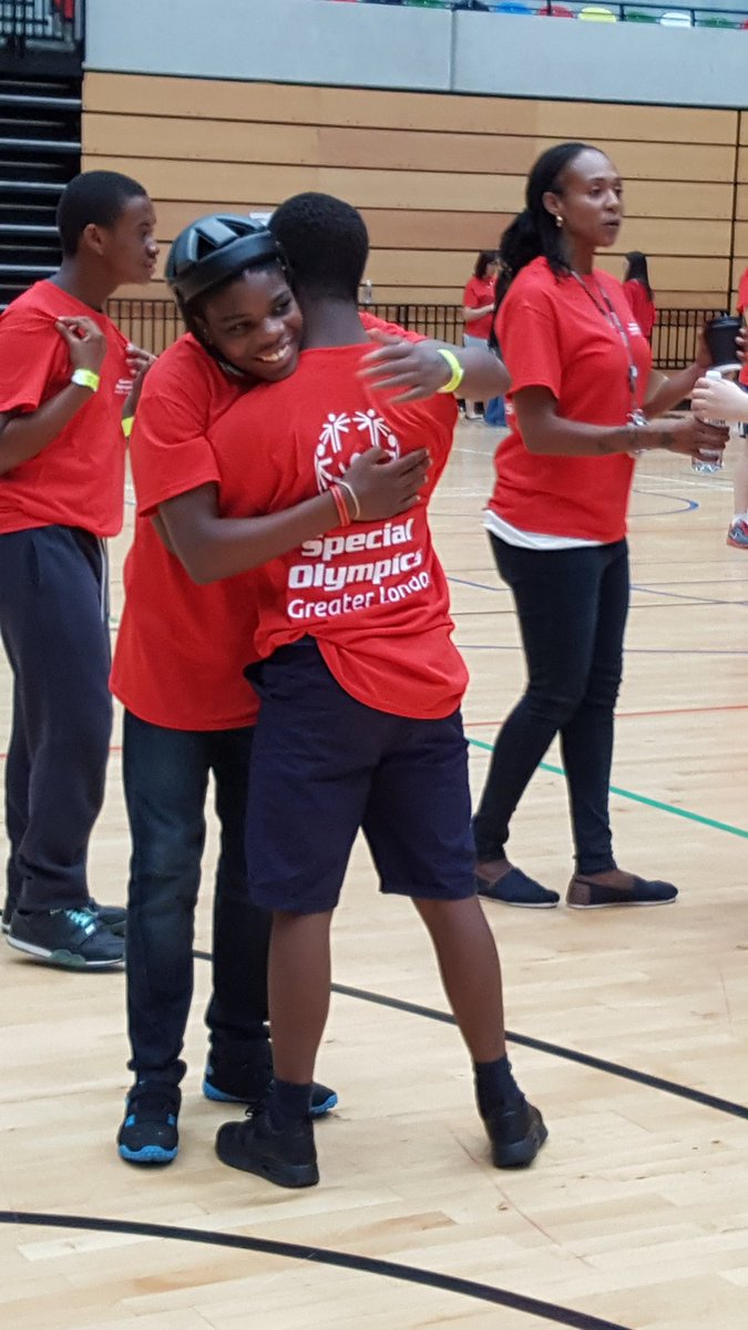 Jo_SOGB's tweet photo. This is Special Olympics! Friendships Families Fun!! A great photo from the @SOGreatBritain Activity Festival at the @CopperBoxArena https://t.co/JgKKApTCxx