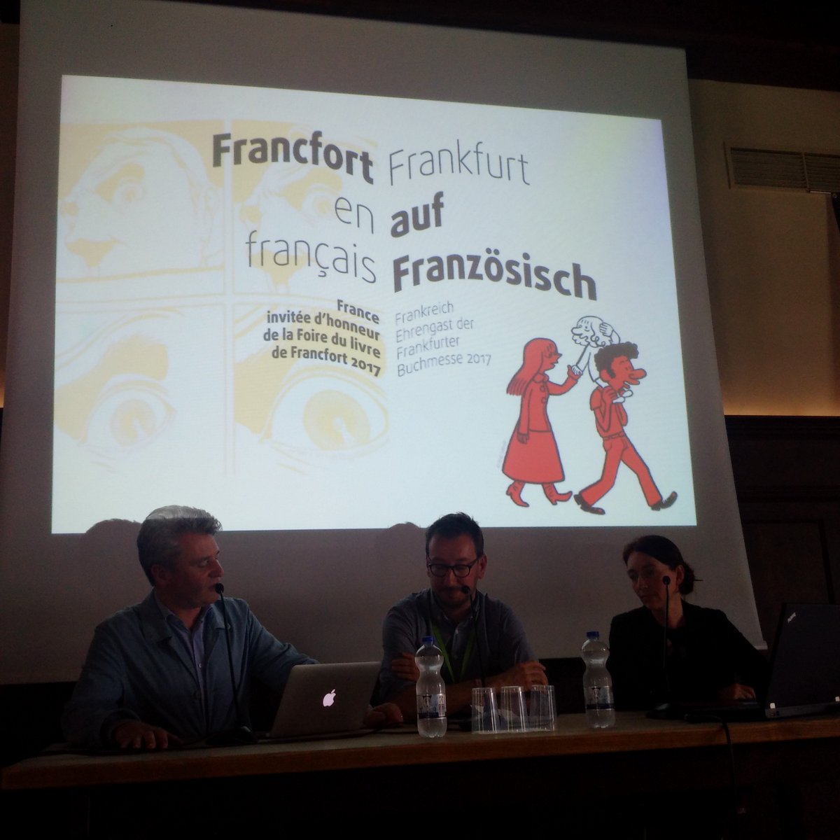 IfMuenchen's tweet photo. Matthieu Diez presenting 'Ping Pong' FraFra2017  #Fbm17 #CFM17 https://t.co/cpKBlzAOs7 https://t.co/fehBAB7jgR https://t.co/B7fXal4ySW