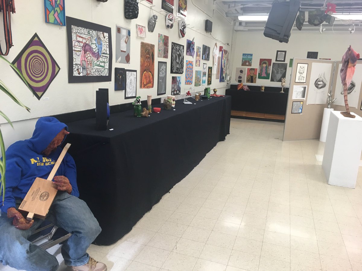 kathyellis2016's tweet photo. AI High Student Art Show https://t.co/i4rEHpgGgX