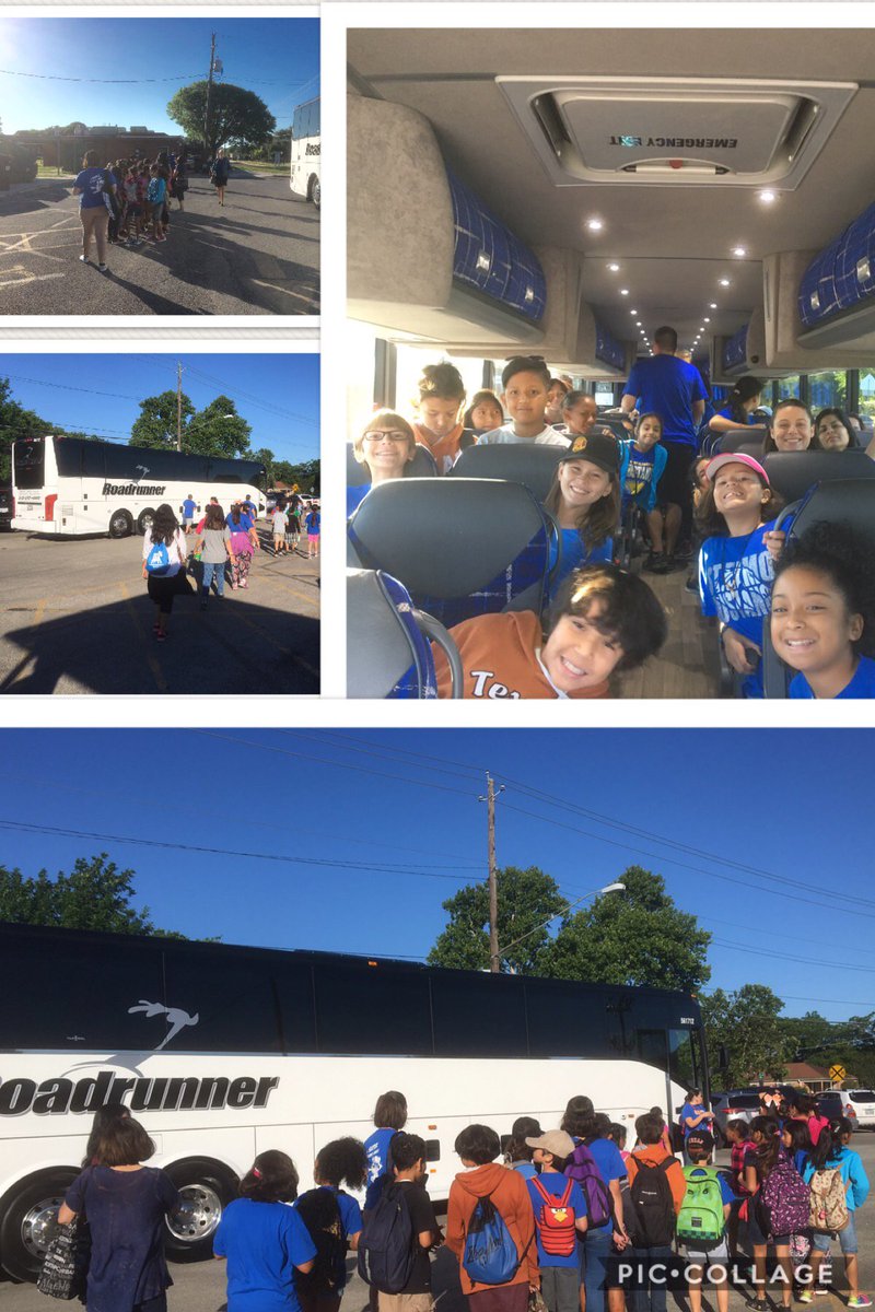 4th graders ready for their San Antonio field trip! #AISDProud #StElmoProud