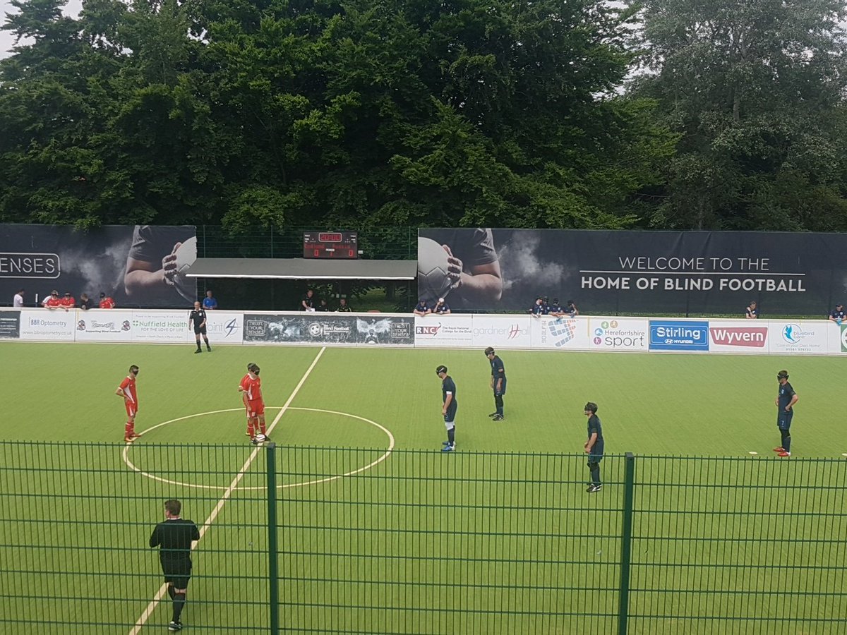 BlindEuros's tweet photo. Final #blindfootball match between #russia and #england @thePoint4 https://t.co/faCRWjON1g