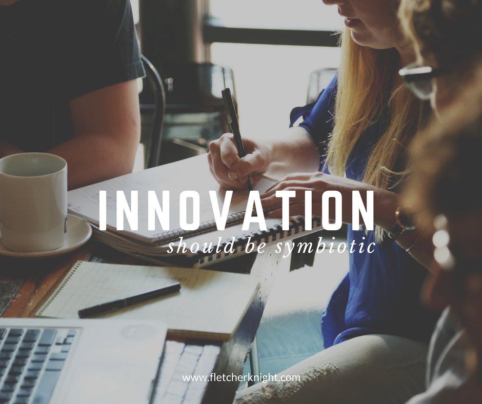 fletcherknight's tweet photo. We feel that innovation should be symbiotic. Read more: https://t.co/pxc9V1qYPf #innovation #symbiotic #brands #strategy #fletcherknight https://t.co/xNDlbD0GCw