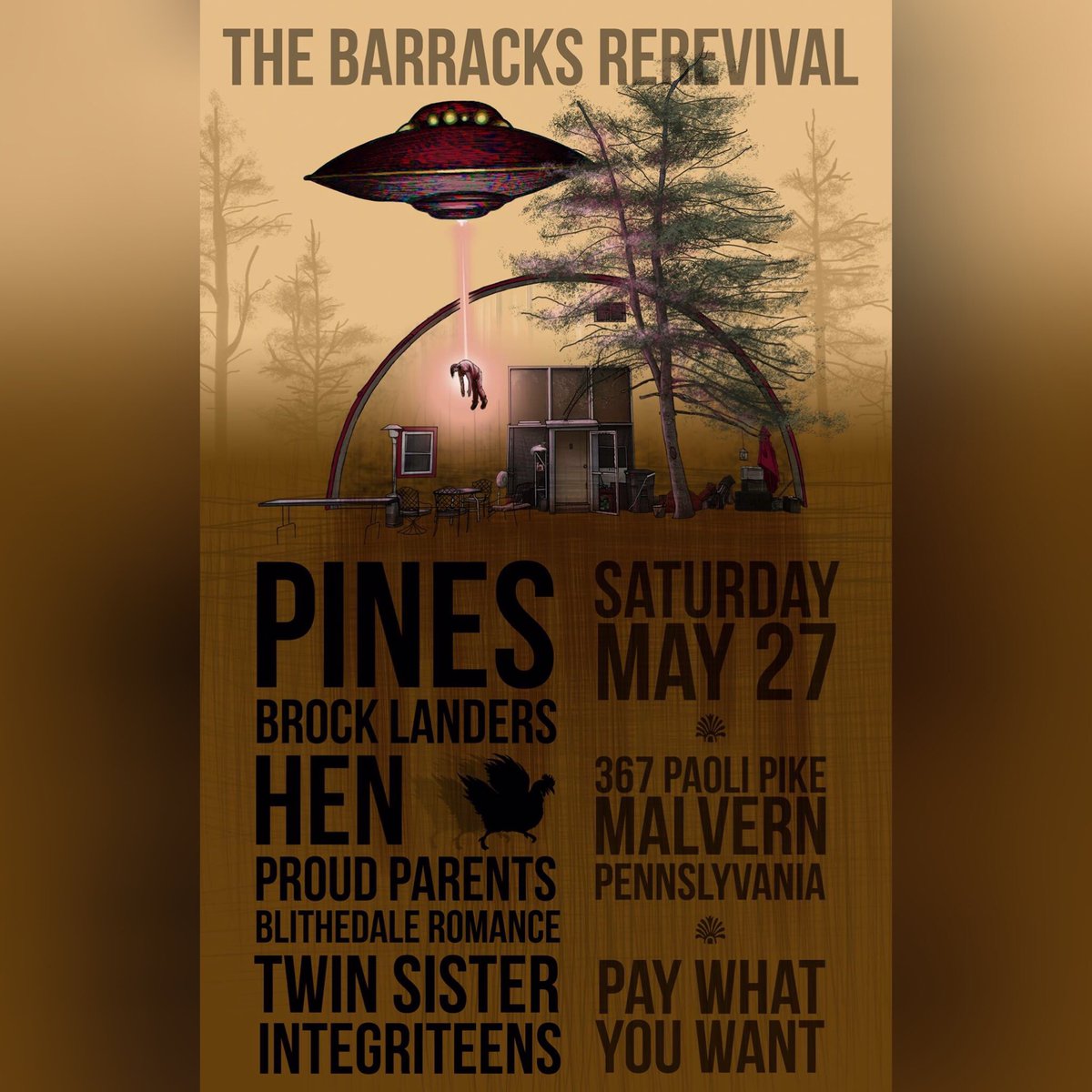 This Saturday will be our next gig, come check it out! Pay what you want