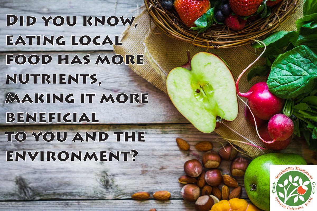 SustainableSU's tweet photo. #themoreyouknow #sustainablefacts #eatlocal #sustainability #nutrition #supportlocal #food #eatrealfood https://t.co/UXj49STjpx https://t.co/hDL0HYLYhv