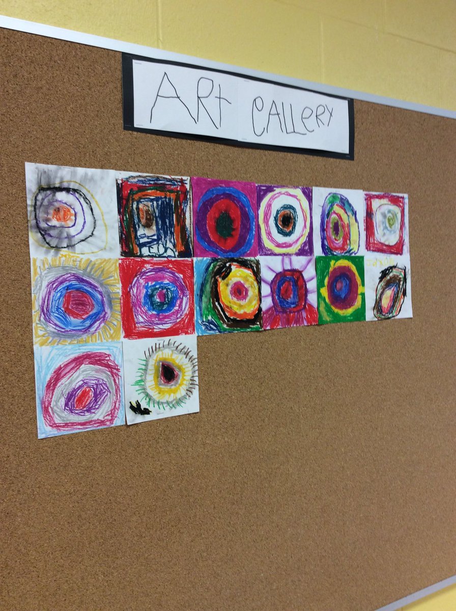 Our art gallery is filling up already!