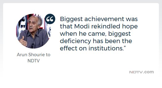 ndtv's tweet photo. #ShourieToNDTV | The @NDTVDialogues with Arun Shourie. LIVE stream on https://t.co/hMlRpgrUU6 https://t.co/qaHIgFaCtf