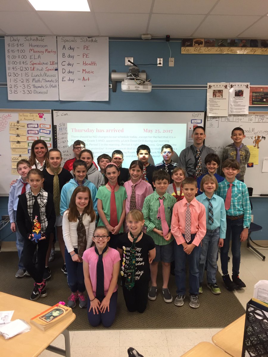mrspascento306's tweet photo. Dress like Mr. Schlosser! MHHS Rocks! #nfpsxl #MHHS @NFMHHS https://t.co/BGcmqrLwIT